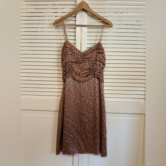 Tocca Silk Floral Print Knee Length Dress - Picture 2 of 8